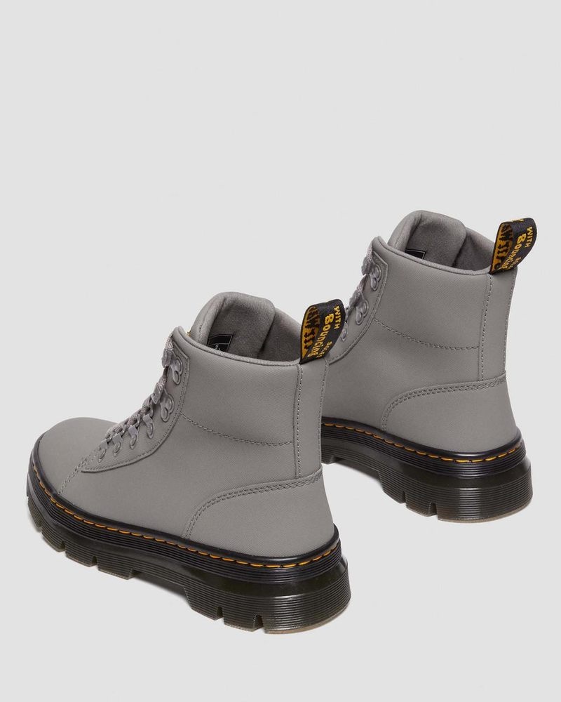 Dr Martin Martens Combs - Ajax Leather Casual Boots (Ajax) Boots Nickel Grey | AM45-E7EV