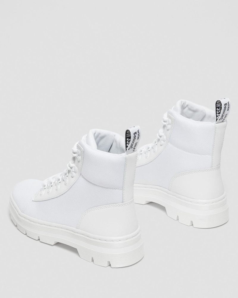 Dr Martin Martens Combs - Poly Casual Boots (Ajax+Extra Tough Poly) Boots White | ZX55-T3KB