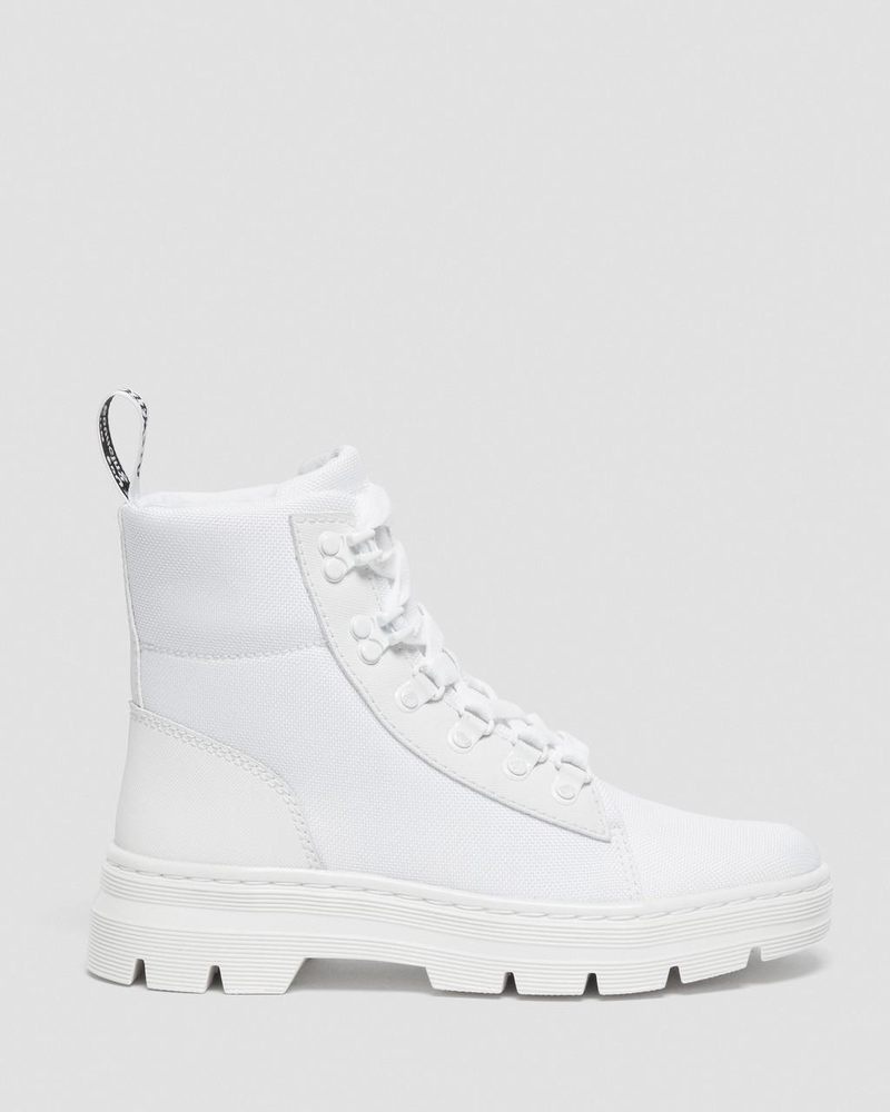 Dr Martin Martens Combs - Poly Casual Boots (Ajax+Extra Tough Poly) Boots White | ZX55-T3KB