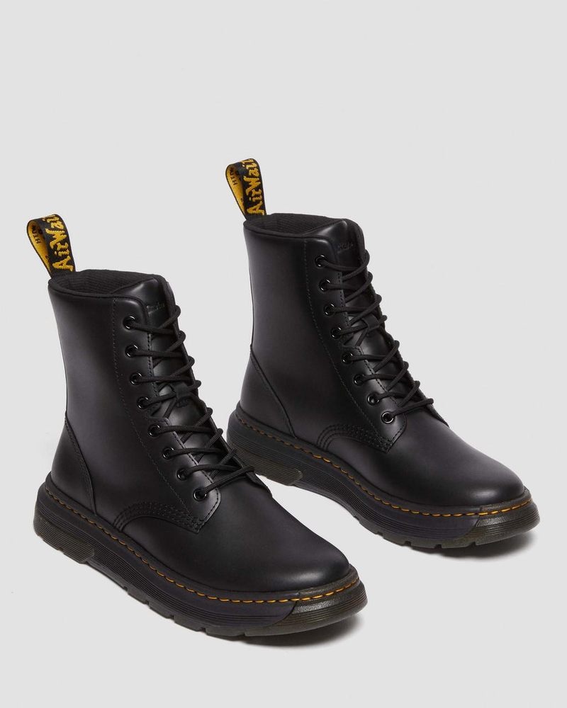 Dr Martin Martens Crewson Classic Leather Everyday Boots Boots Black | IQ50-Y1RN