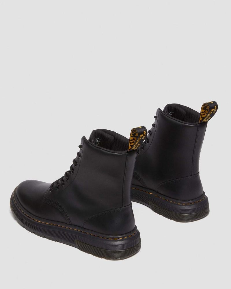 Dr Martin Martens Crewson Classic Leather Everyday Boots Boots Black | IQ50-Y1RN