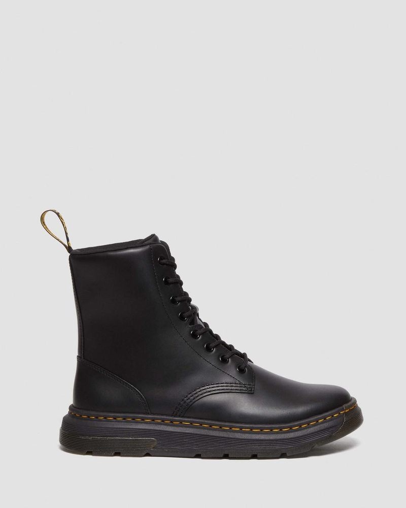 Dr Martin Martens Crewson Classic Leather Everyday Boots Boots Black | IQ50-Y1RN