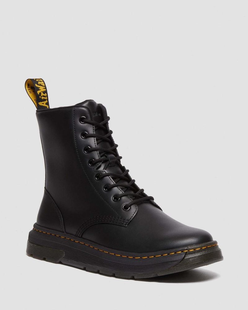 Dr Martin Martens Crewson Classic Leather Everyday Boots Boots Black | IQ50-Y1RN