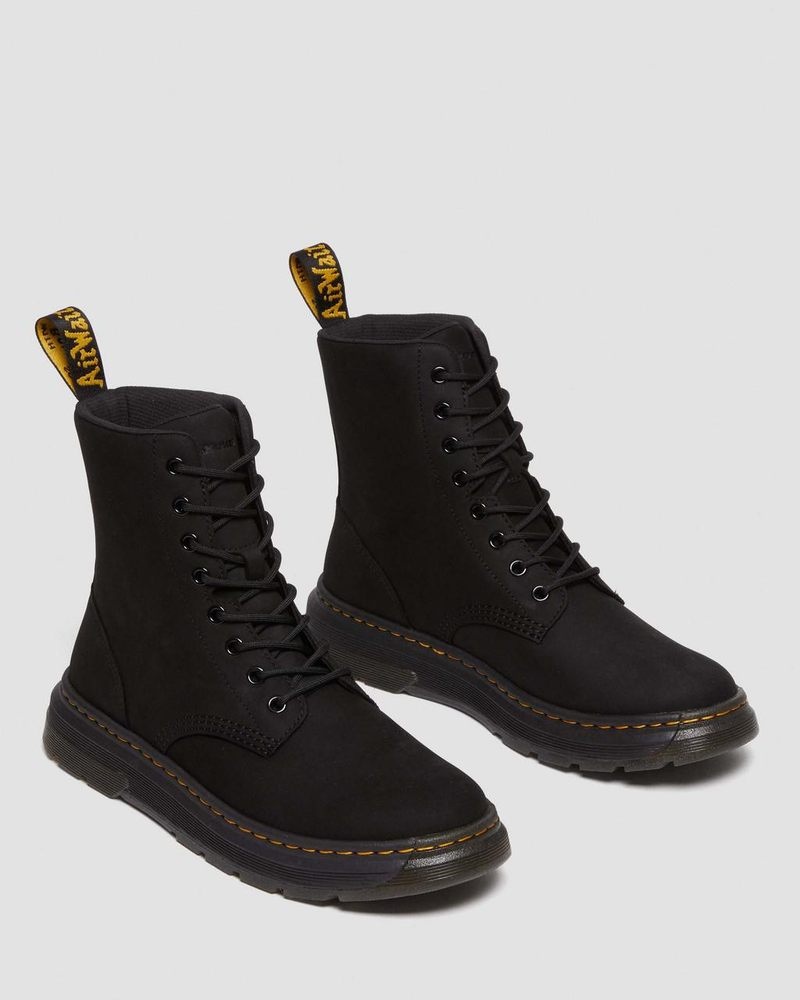 Dr Martin Martens Crewson Nubuck Leather Everyday Boots (Buffbuck) Boots | YV94-X9LY