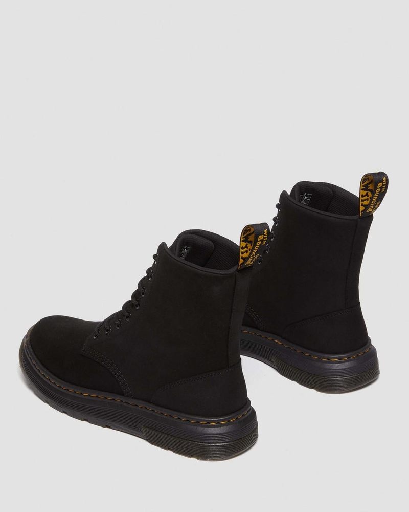 Dr Martin Martens Crewson Nubuck Leather Everyday Boots (Buffbuck) Boots | YV94-X9LY