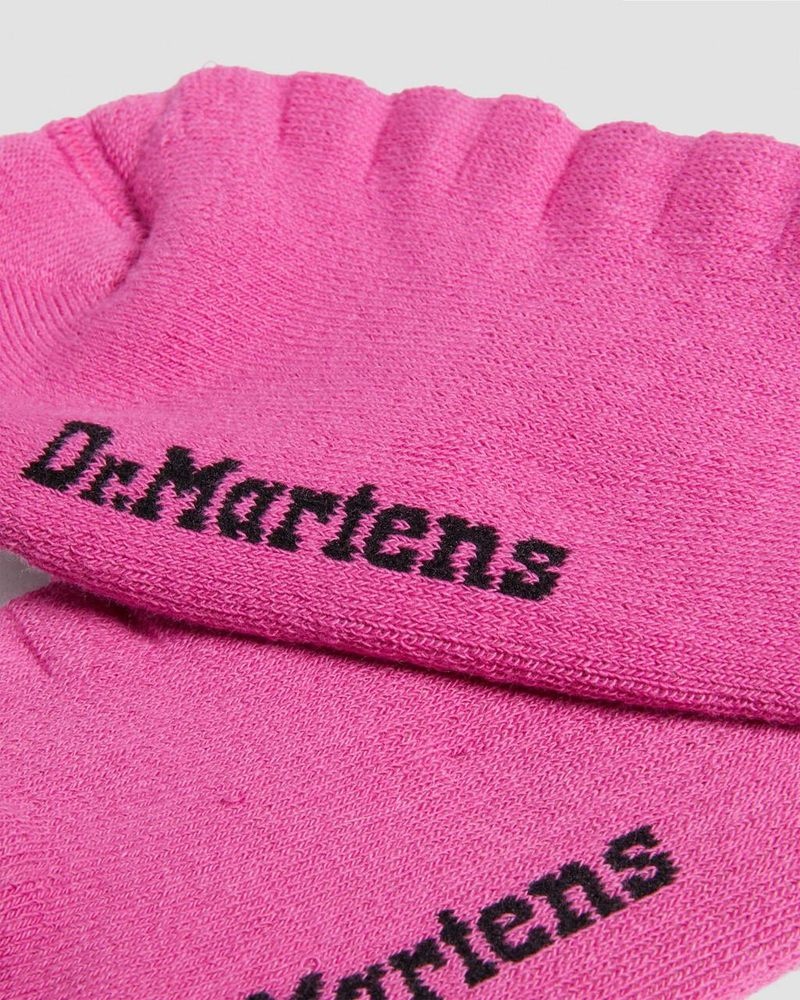 Dr Martin Martens Double Doc Cotton Blend Socks (Cotton Blend) Socks Thrift Pink | LW41-H7SH