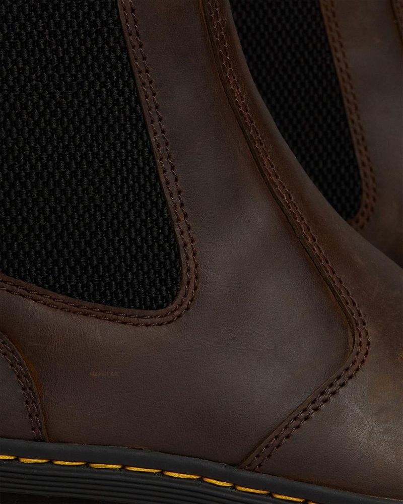 Dr Martin Martens Embury Crazy Horse Leather Casual Boots (Crazy Horse) Boots Brown | EP91-I5NC