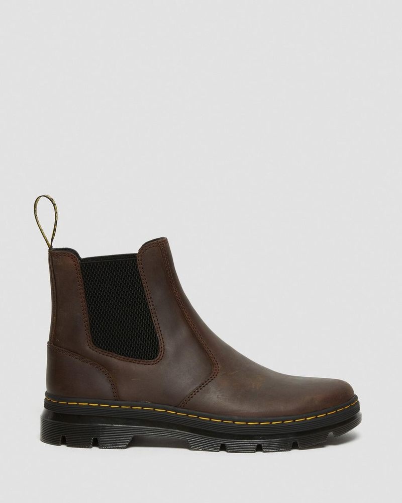 Dr Martin Martens Embury Crazy Horse Leather Casual Boots (Crazy Horse) Boots Brown | EP91-I5NC