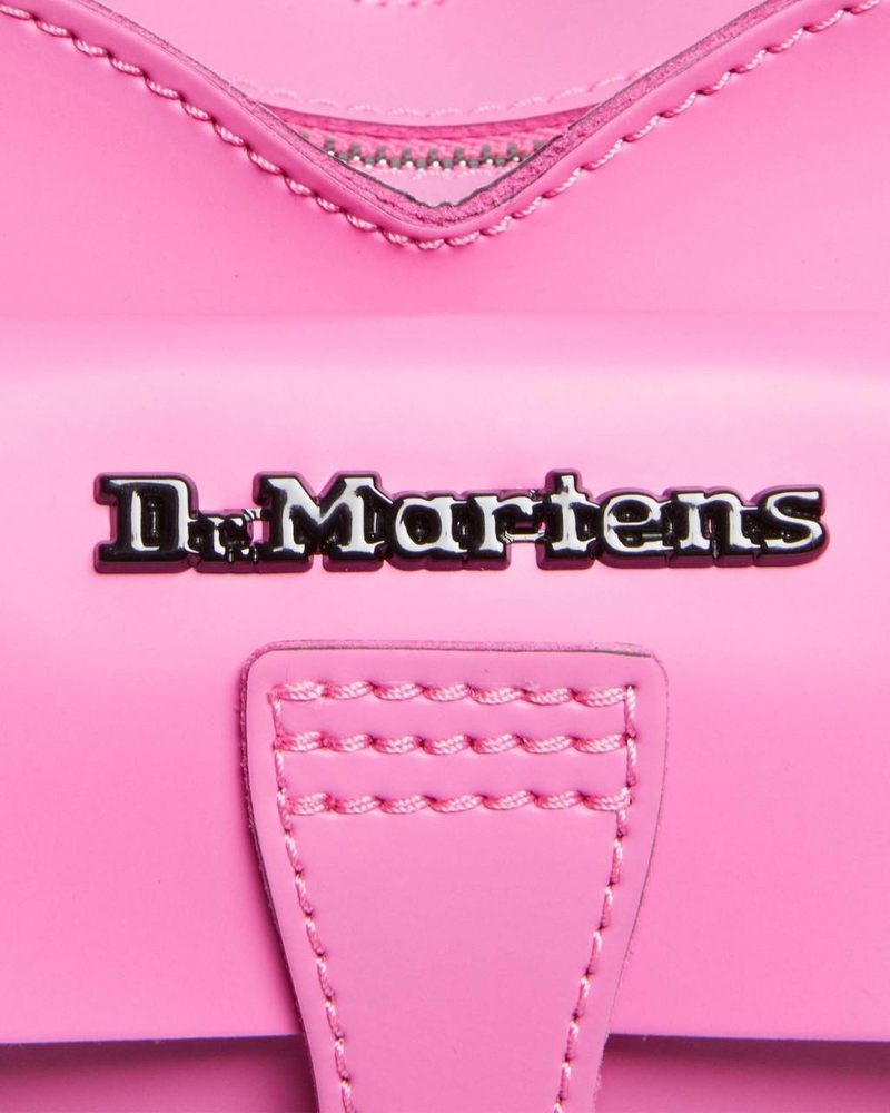 Dr Martin Martens Heart Shaped Leather Backpack (Kiev) Bags & Backpacks Thrift Pink | FS83-R9AN