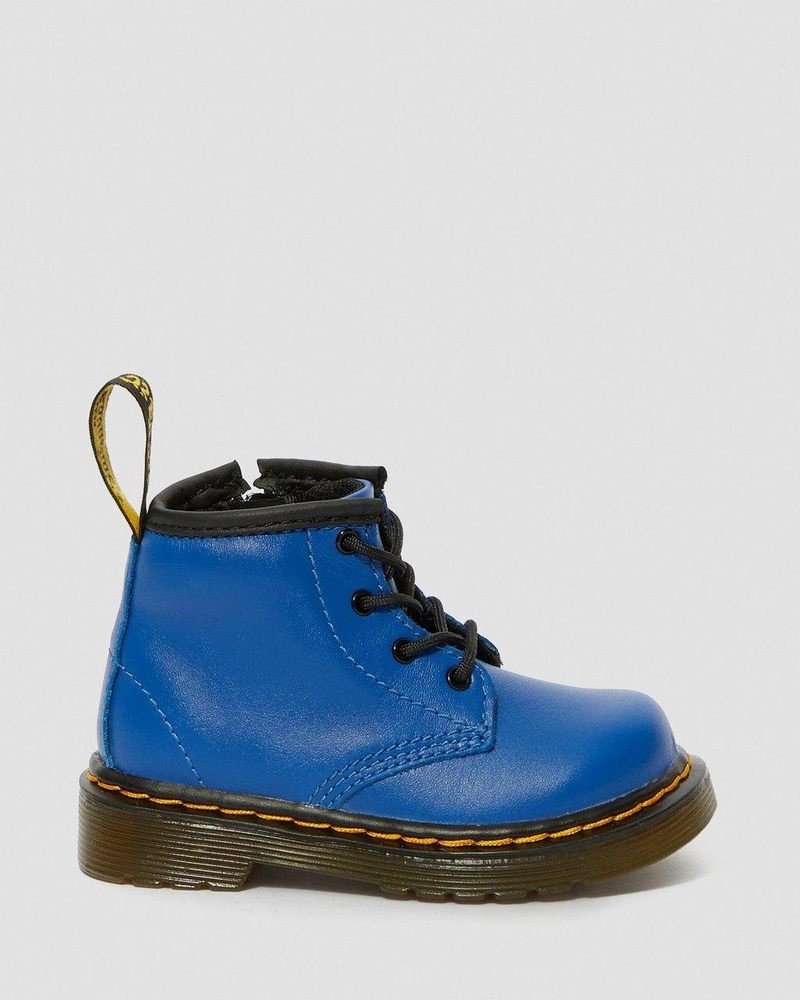 Dr Martin Martens Infant 1460 Leather Lace Up Boots (Romario) Boots Blue | MW19-R0RY