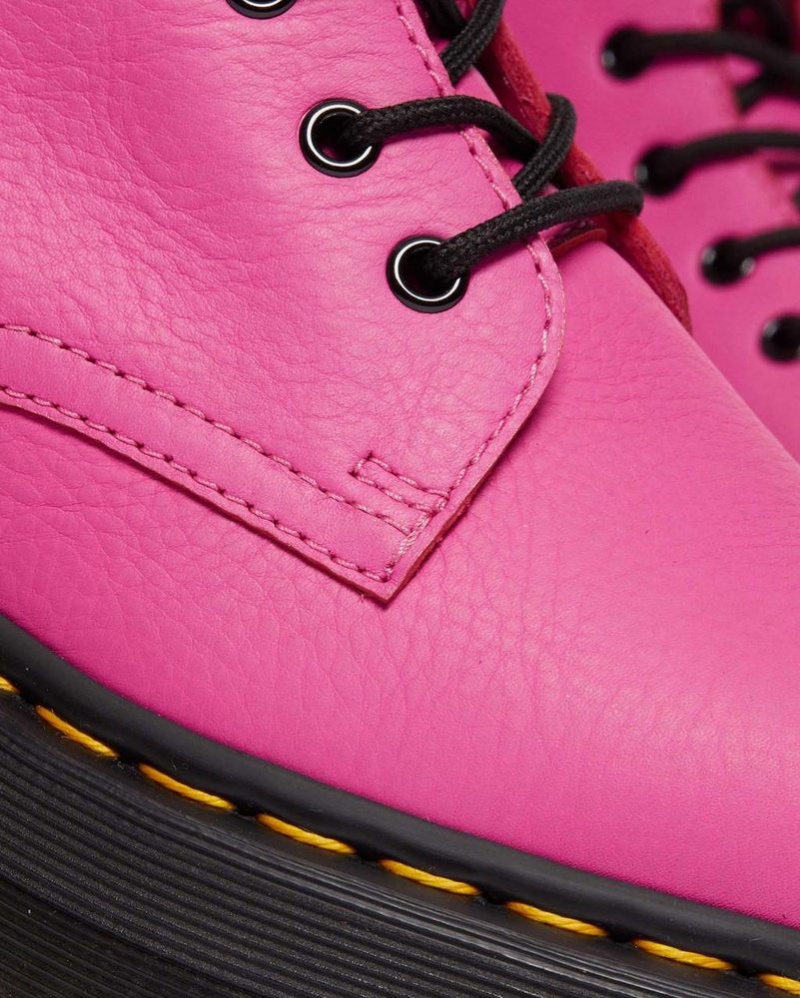 Dr Martin Martens Jadon III Boot Pisa Leather Platforms (Pisa) Platforms Boots Thrift Pink | HY33-W7WF