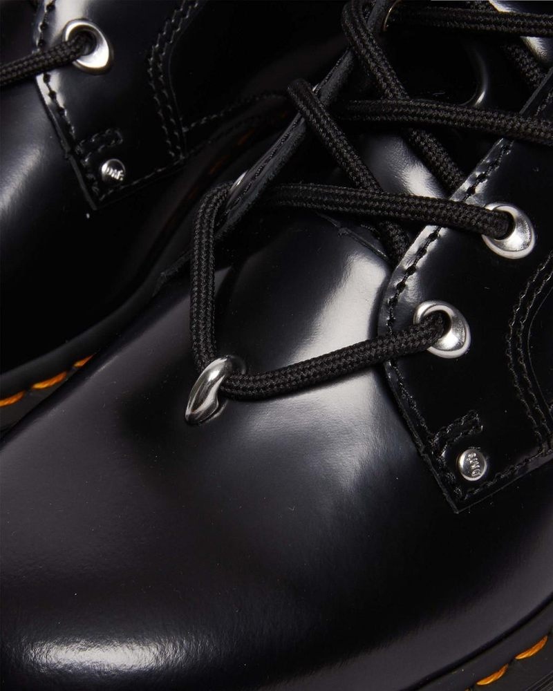 Dr Martin Martens Jadon II Boot Hardware Buttero Leather Platforms (Buttero) Platforms Boots Black | ZS28-Z9WX