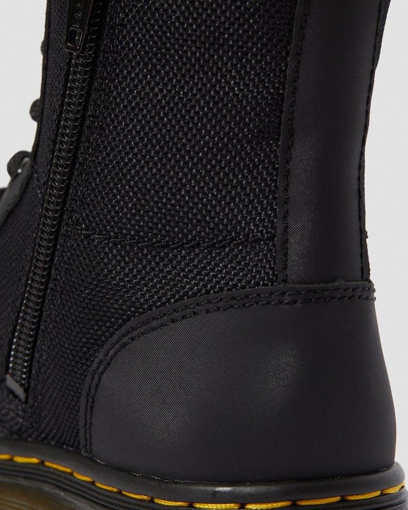 Dr Martin Martens Junior Combs Extra Tough Poly Casual Boots (Extra Tough 50/50+Rubbery) Boots Black | KJ88-F1DG