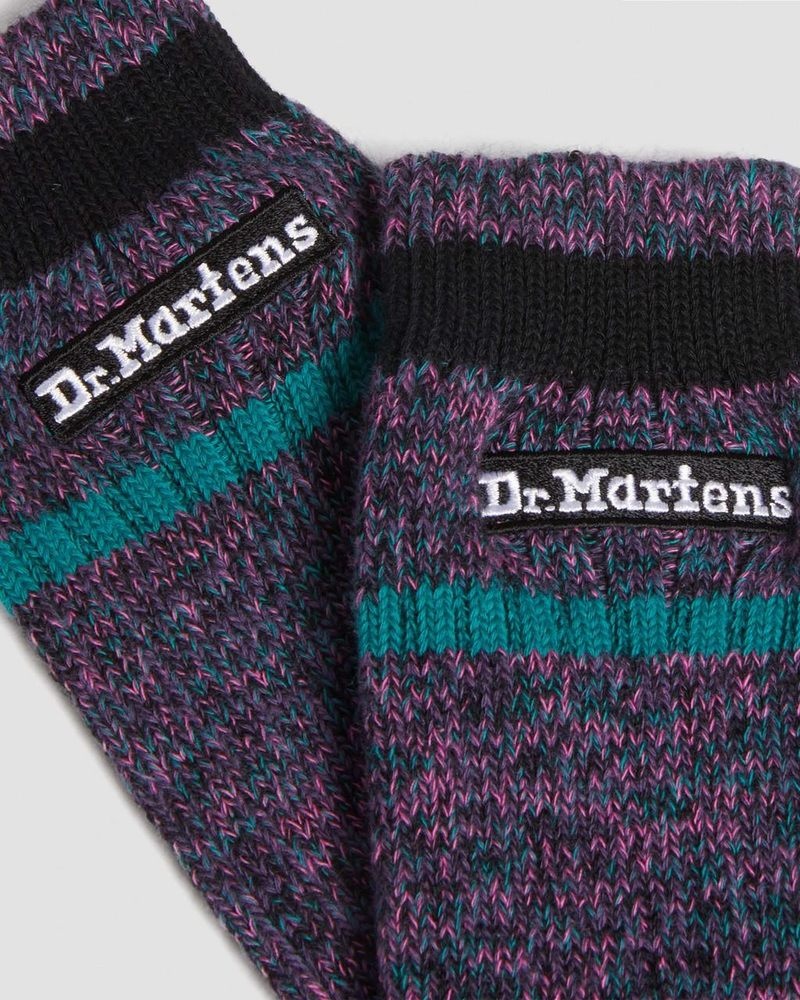 Dr Martin Martens Marl Organic Socks (Cotton Blend) Socks RICH PURPLE | JE42-H0FX