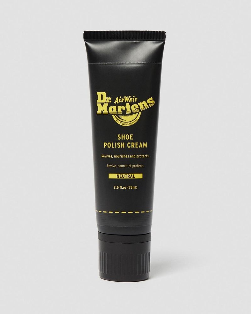 Dr Martin Martens Neutral Shoe Polish Cream 75ml Tube Shoe Care & Insoles Black | LR31-U8UJ