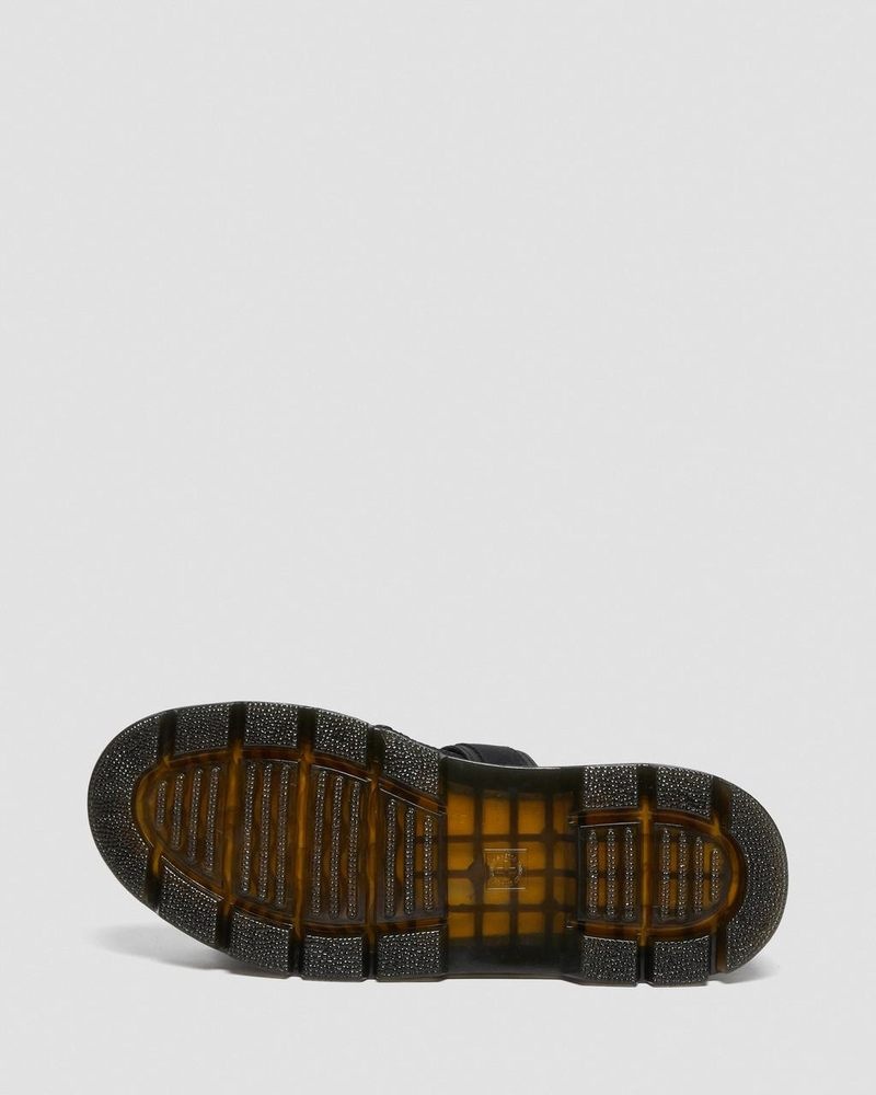 Dr Martin Martens Pearson Webbing Sandals (Element+Webbing) Sandals Black | FH93-A8UB