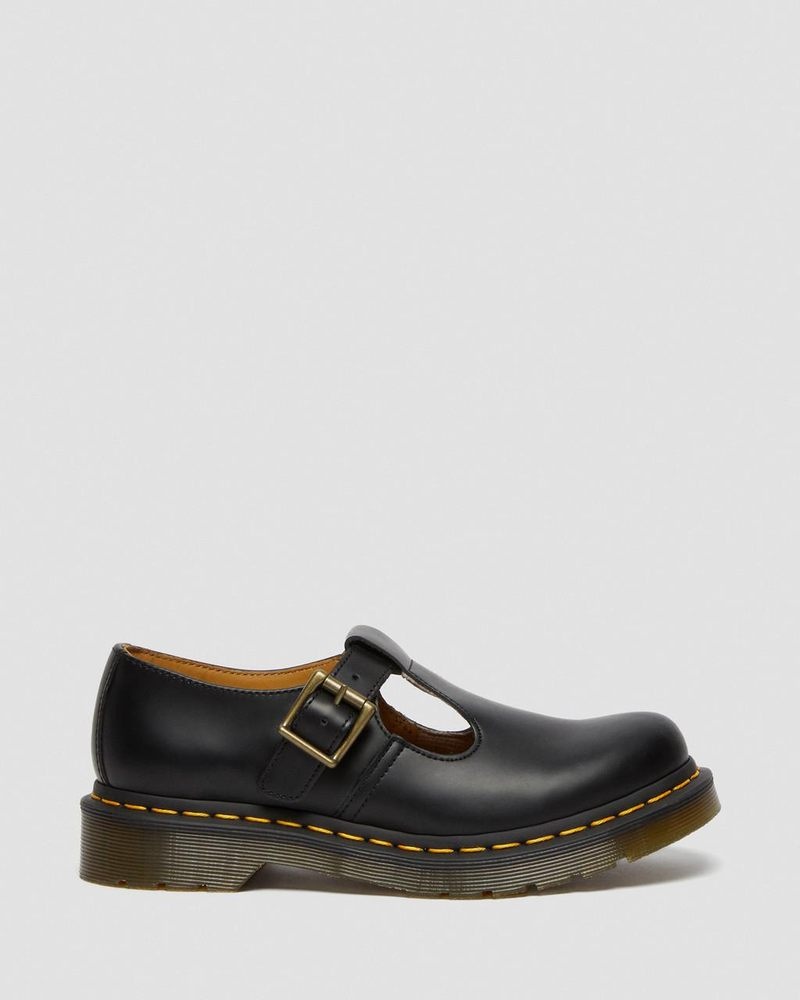 Dr Martin Martens Polley Smooth Leather Mary Janes (Smooth Leather) Shoes Black | UD73-C1DH