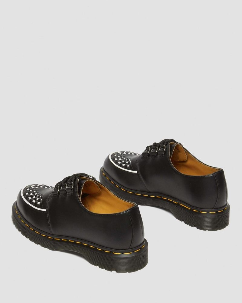 Dr Martin Martens Ramsey Smooth Leather Creepers (Smooth Leather) Shoes Black | QF21-I4FR