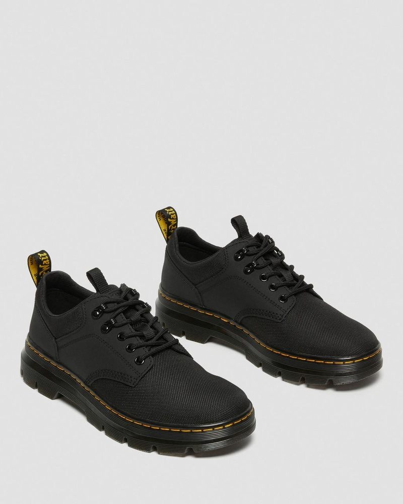 Dr Martin Martens Reeder Utility Shoes Boots Black | IR83-P8TE