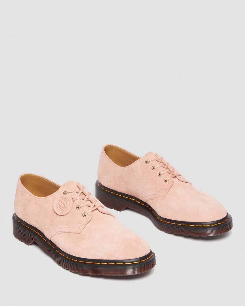 Dr Martin Martens Smiths Suede Dress Shoes (Desert Oasis Suede) Shoes Peach Beige | SP31-T8IC