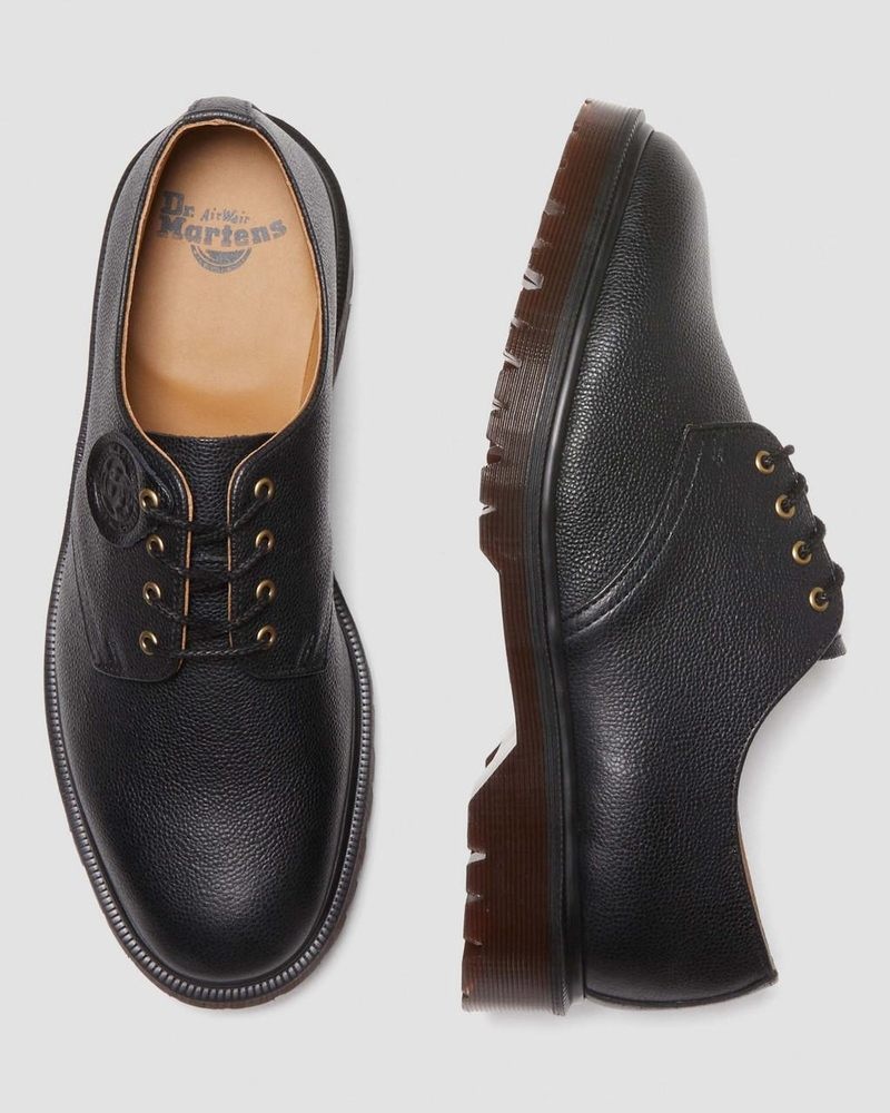 Dr Martin Martens Smiths Westminster Leather Dress Shoes (Westminster) Shoes Black | CL82-W5RX