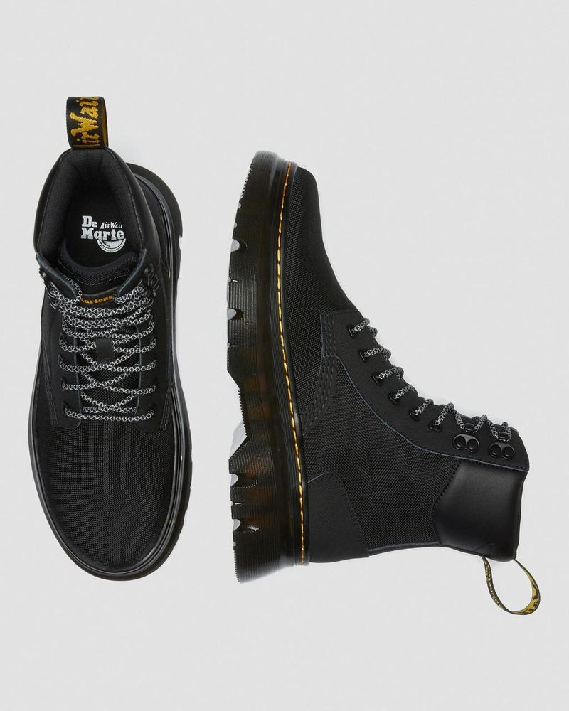 Dr Martin Martens Tarik Utility Boots (Ajax+Extra Tough 50/50) Boots Black | WX62-G4EB