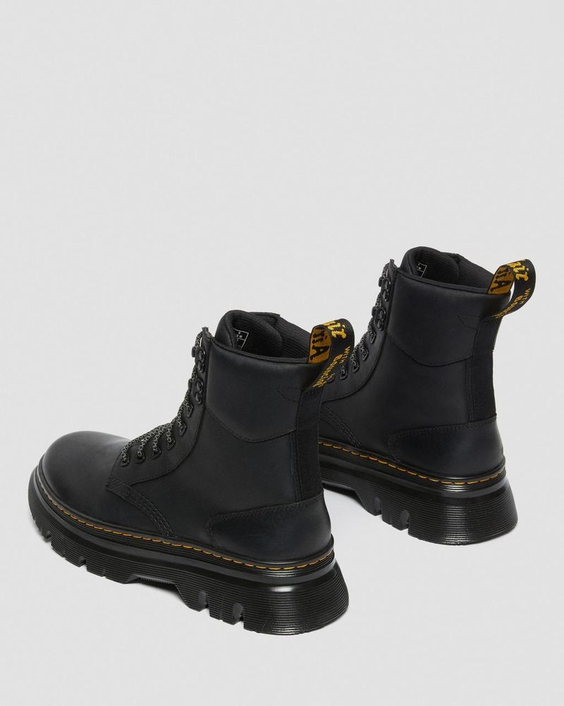 Dr Martin Martens Tarik Wyoming Leather Utility Boots (Wyoming) Boots Black | AV24-R8ER