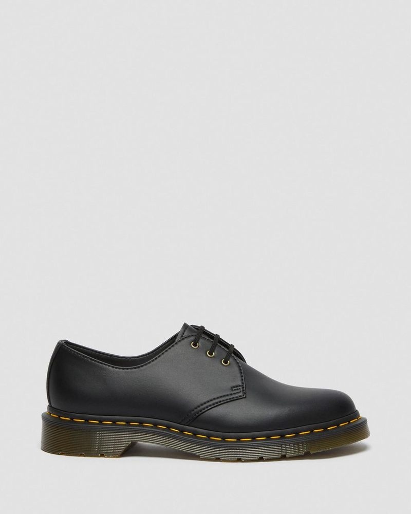 Dr Martin Martens Vegan 1461 Felix Oxford Shoes (Felix Rub Off) Shoes Black | IG96-Z4ZW