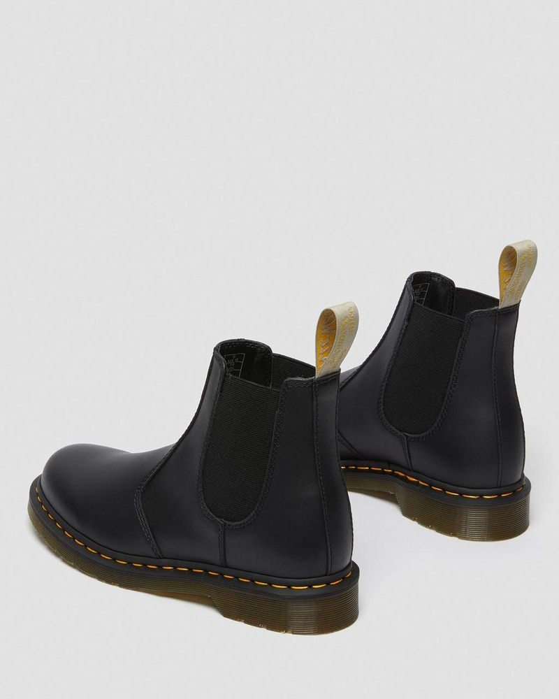 Dr Martin Martens Vegan 2976 Felix Chelsea Boots (Felix Rub Off) Boots Black | DT65-I5BA