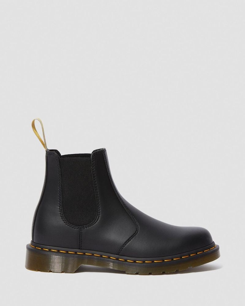 Dr Martin Martens Vegan 2976 Felix Chelsea Boots (Felix Rub Off) Boots Black | DT65-I5BA