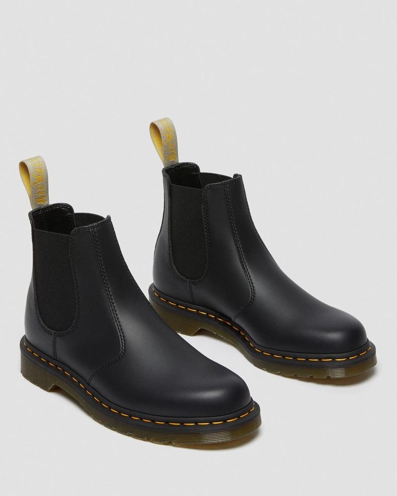 Dr Martin Martens Vegan 2976 Felix Chelsea Boots (Felix Rub Off) Boots Black | JG87-S8RM