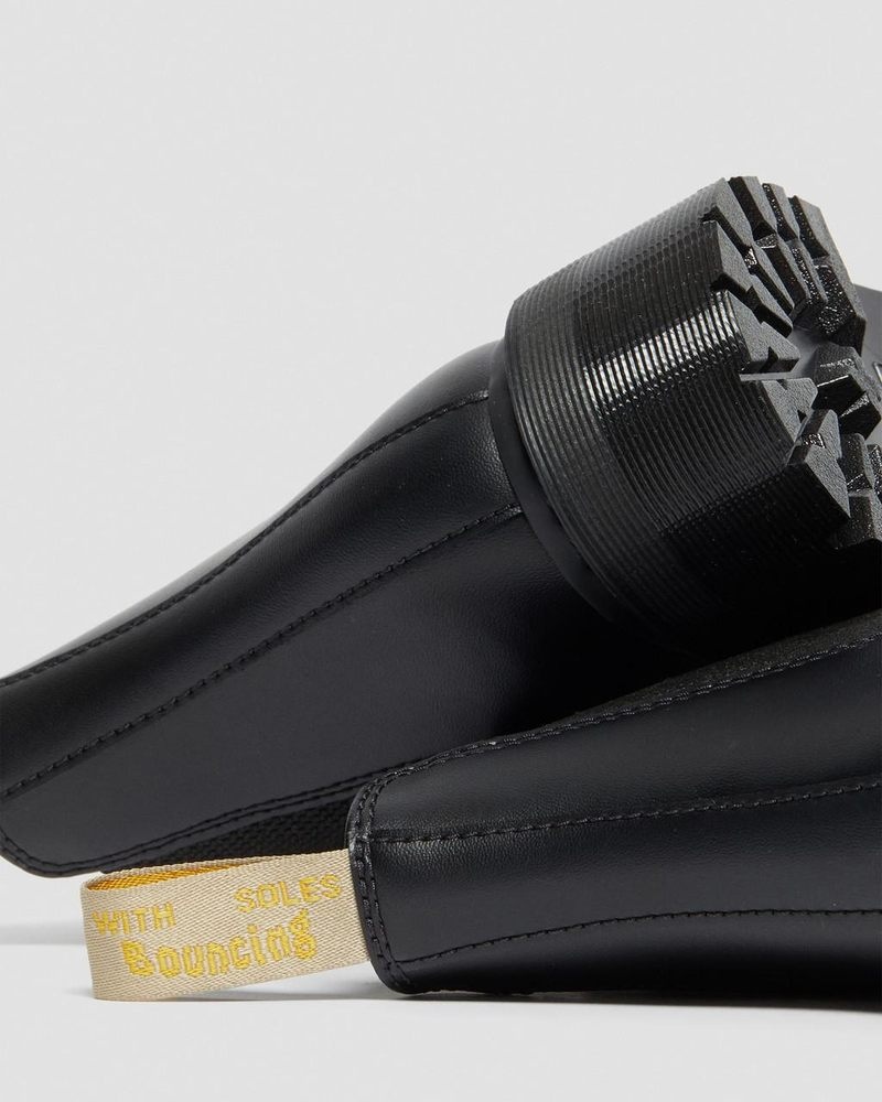 Dr Martin Martens Vegan 2976 Felix Platform Chelsea Boots (Felix Rub Off) Platforms Boots Black | YD15-Q6KD