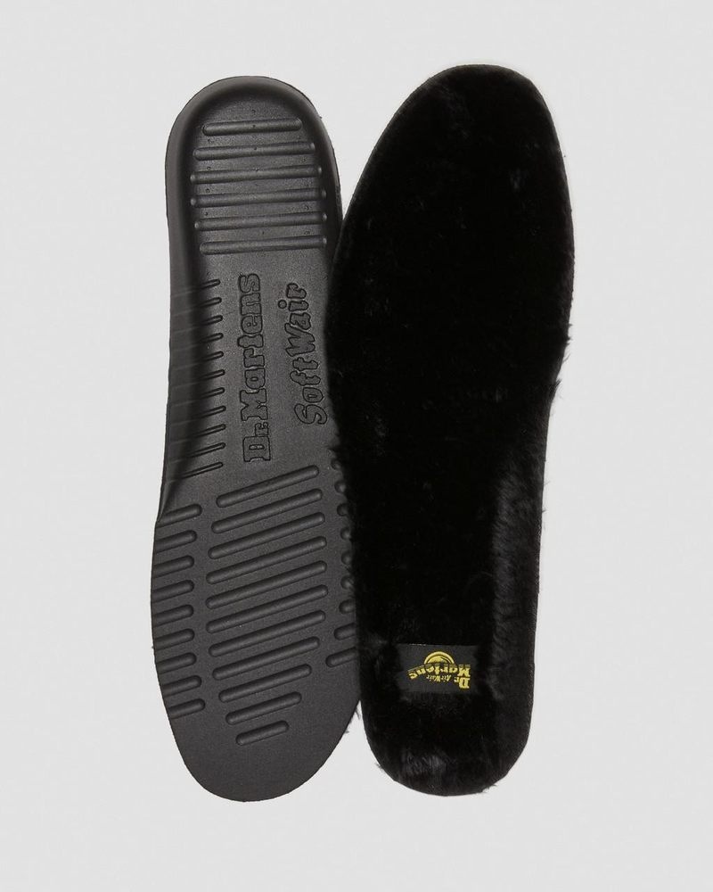 Dr Martin Martens Warmwair Shoe Insoles (Lux Faux+Hefty) Shoe Care & Insoles Black | UJ36-B0ZP